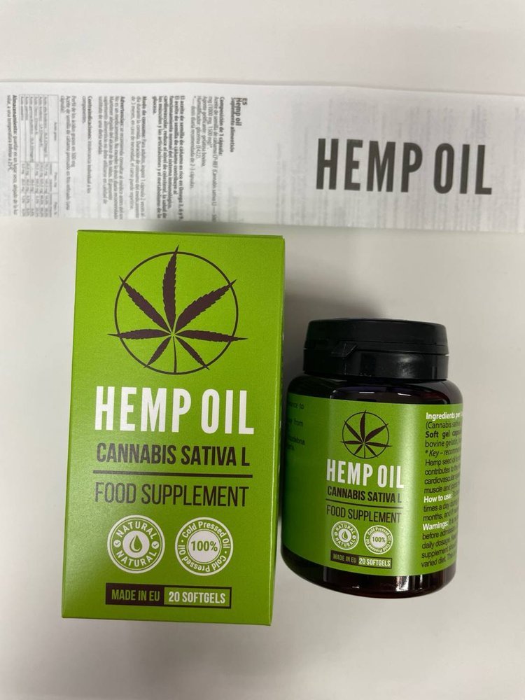 Hemp Oil — kendermag-olaj kapszula